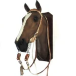 Cabezada y Rrendas de cuero crudo simple - Image 2