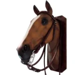 Cabezada y riendas de suela doble marrón