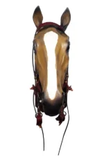 Cabezada y riendas de suela simple con argollas de bronce - Image 2