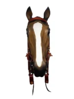 Cabezada y riendas de suela doble con argollas - Image 3