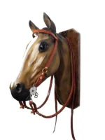Cabezada y riendas de suela doble con argollas