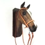 Cabezada y riendas de suela simple con hociquera