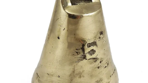 Cencerro de bronce pulido número 5