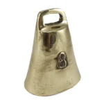 Cencerro de bronce pulido número 8