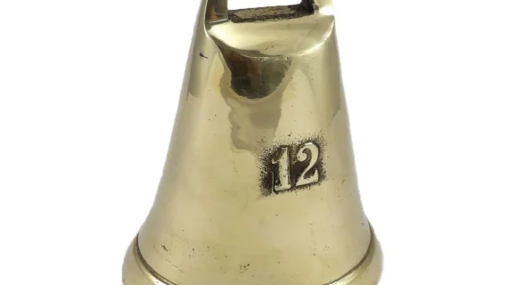 Cencerro de bronce pulido número 12