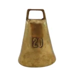 Cencerro de bronce pulido número 20