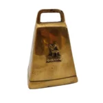 Cencerro de bronce pulido rectangular número 9 - Image 2