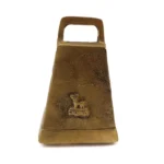 Cencerro de bronce pulido rectangular número 12 - Image 2