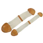 Juego de cincha y sobrecincha de piolín con tapas de suela - Image 2