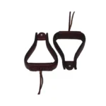 Estribos cowboy sin estribera suela marrón - Image 3