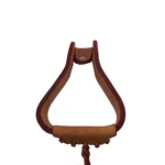 Estribos cowboy sin estribera suela natural - Image 3