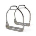 Estribos de hierro niquelado grandes reforzados