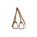 Estribo tipo perita con argolla de cuero crudo - Image 7