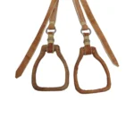 Estribo tipo perita con argolla de cuero crudo - Image 6