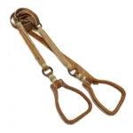 Estribo tipo perita con argolla de cuero crudo