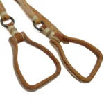 Estribo tipo perita con argolla de cuero crudo - Image 2