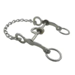 Freno de hierro niquelado con coscoja para petizo - Image 2