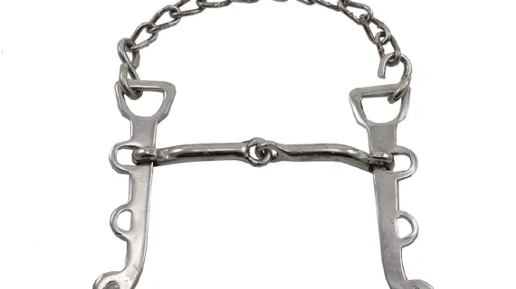 Freno filete articulado de hierro niquelado