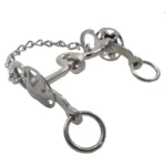 Freno de hierro niquelado con coscoja copa chica pata 10 - Image 3