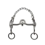 Freno de hierro niquelado con coscoja copa chica pata 10