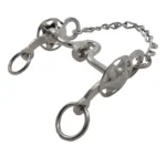 Freno de hierro niquelado con coscoja copa chica pata 10 - Image 2