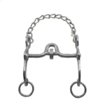 Freno de hierro niquelado con coscoja pata 13