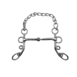 Freno filete mojarrita de hierro niquelado pata 13