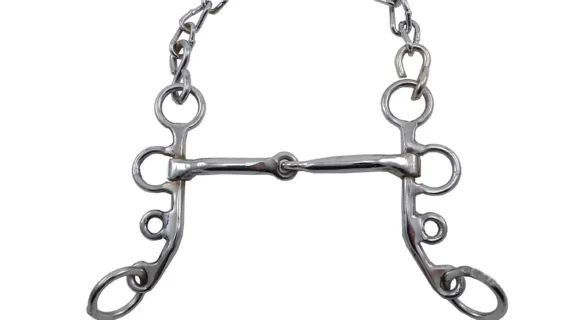 Freno filete mojarrita de hierro niquelado pata 13