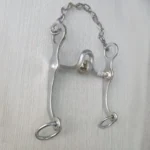 Freno de hierro niquelado con coscoja pata 16 - Image 2