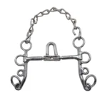 Freno puente mojarrita de hierro niquelado pata 13