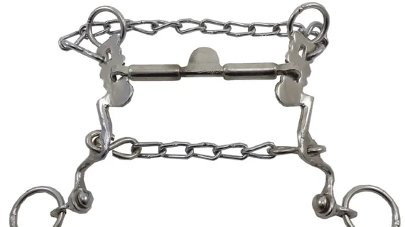 Freno peruano estampado de Hierro niquelado