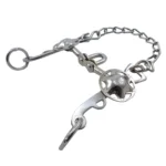 Freno puente de hierro niquelado con copa - Image 3