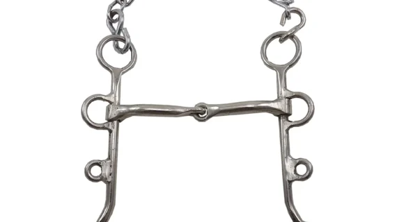 Freno filete de hierro niquelado pata 16