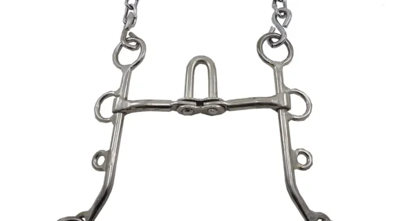 Freno puente de hierro niquelado pata 16