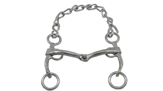 Freno filete mojarrita de hierro niquelado pata 10