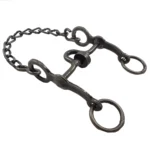 Freno de hierro pulido con coscoja para petizo - Image 2