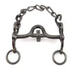 Freno de hierro pulido con coscoja para pony