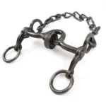 Freno de hierro pulido con coscoja para pony - Image 2