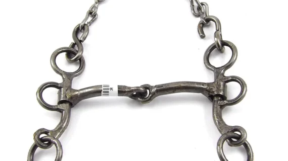 Freno filete mojarrita de hierro pulido pata 10