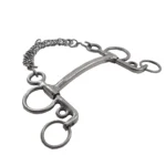 Freno pelham recto pata corta de acero inoxidable - Image 2