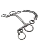 Freno pelham recto pata corta de acero inoxidable - Image 3