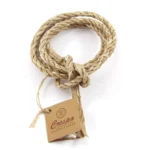 Bocado de cuero crudo retorcido