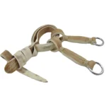 Bocado de cuero crudo con macho