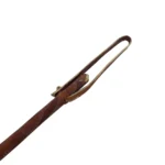 Fusta de cuero crudo larga - Image 2