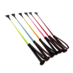 Fusta para salto de nylon con mango de cuero