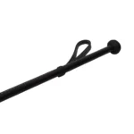 Fusta para salto de cuero con botón trenzado - Image 5