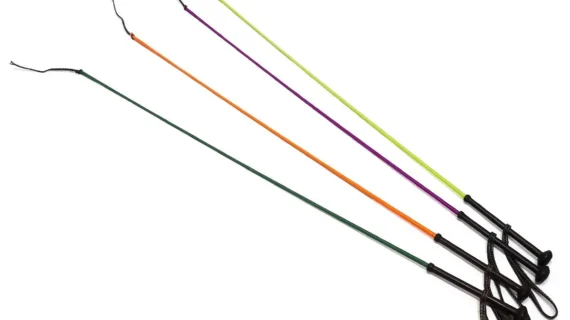 Fusta para polo de nylon con mango de cuero