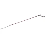 Fusta para polo de nylon con mango de cuero y virola de metal