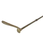 Fusta para polo de cuero crudo trenzado - Image 3