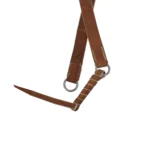 Pegual de cuero crudo 4 argollas de acero inoxidable - Image 4